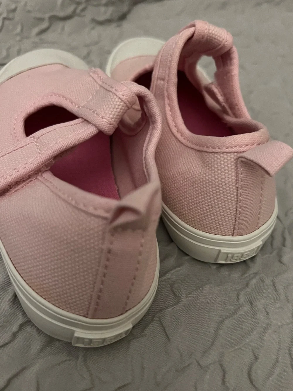 Toddler 5 Pink Canvas Slip-On Mary Jane Sneakers